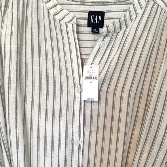 Gap Stripe Shirt Dress Size M - Picture 6 of 7